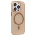 Чехол-накладка - SM038 SafeMag для "Apple iPhone 15 Pro Max" (gold/matte transparent) (240534)#2103838