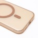Чехол-накладка - SM038 SafeMag для "Apple iPhone 15 Pro Max" (gold/matte transparent) (240534)#2103841