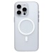 Чехол-накладка - SM038 SafeMag для "Apple iPhone 15 Pro Max" (white/matte transparent) (240533)#2109872