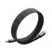 Кабель Type-C - Lightning Remax C02-CL (30W, PD, оплетка нейлон, магнитное крепление, 1,2 м) Черный#2130501