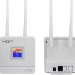 Wi-Fi роутер CPF903 LCD с сим картой LTE 4G, 2 антены 300Mbps (белый)#2104523