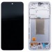 Дисплей для Samsung Galaxy S24 FE (S721B) модуль с рамкой Серебро - OR (SP)#2123027