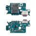 Шлейф (плата) для Samsung S911 Galaxy S23 + сист. разъем + разъем гарнит (100% components)#2104763