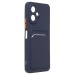 Чехол-накладка - SC337 с картхолдером для "Infinix Smart 10" (dark blue) (240686)#2105776