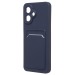 Чехол-накладка - SC337 с картхолдером для "Infinix Smart 10" (dark blue) (240686)#2105777