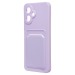 Чехол-накладка - SC337 с картхолдером для "Infinix Smart 10" (light violet) (240687)#2105773