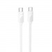Кабель Type-C - Type-C HOCO X114 (60W/3A/1m) белый#2106475