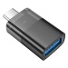 Переходник USB - Type-C Hoco UA36B (black)#2106306