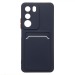 Чехол-накладка - SC337 с картхолдером для "Realme C71" (dark blue) (241116)#2107019