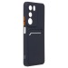 Чехол-накладка - SC337 с картхолдером для "Realme C71" (dark blue) (241116)#2113183