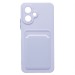 Чехол-накладка - SC337 с картхолдером для "Tecno Spark Go 2" (light violet) (241041)#2107010