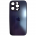 Чехол силикон-пластик iPhone 15 Pro стеклянный матовый с логотипом фиолетовый#2109974