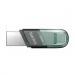USB 3.1  64GB  SanDisk  Flip iXpand (Type A + Lightning)  голубой/серебро#2106450