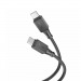 Кабель Type-C - Type-C HOCO X101 60W Silicone (черный) 1м#2106722