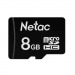 MicroSD  8GB  Netac  P500  Standard  Class 10  (20 Mb/s) без адаптера#2107035