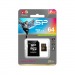 MicroSD  64GB  Silicon Power Class 10  Elite Gold (R/W 85 Mb/s) + SD адаптер#2107038