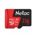 MicroSDXC  256GB  Netac  P500  Extreme Pro Class 10 UHS-I A1 V30 (100 Mb/s) + SD адаптер#2107052