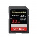 SDHC  32GB  Sandisk Class 10 Extreme Pro UHS-II, U3, V90 (300 Mb/s)#2107061