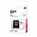 MicroSD  128GB  Silicon Power Class 10  Elite UHS-I U1 A1 (R/W 100 Mb/s) + SD адаптер#2107145