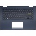 Топ-панель для Asus VivoBook Flip 14 TP420UA темно-синяя с подсветкой#2107375