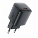 Сетевое зарядное устройство Type-C Acefast A119 (45W, PD, AVS, mini GaN) Черный#2128573
