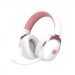 Гарнитура беспроводная игровая DEFENDER Sabotauge, BT/2.4G, Bluetooth, микрофон с шумоподавлением, розово-белый(1/12)#2107975