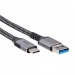 Кабель USB3.2 Gen2, AM--> CM, 10Gbs, All Shell 2м VCOM <CU401M-2M> (1/125)#2107916
