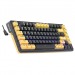 Клавиатура проводная игровая механическая REDRAGON Elf RU,RGB,фиолет-желтый,гаскет (1/10)#2109494