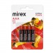 Элемент питания Mirex R03 / AAA 1,5V  4 шт (4/48/960), ecopack#2108483