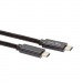Кабель USB 3.1 Type-Cm -- Cm IC 5А 20Gbs длина 2M, TELECOM <TC420S-2M> черный (1/125)#2109217