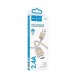 Кабель USB - микро USB HOCO X110 Honorific, 1.0м, нейлон, 2.4А, цвет: золотой (1/31/310)#2109276