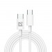 Кабель DEFENDER Type-C - Type-C F182, 2м, 30 Вт, PD,TPE,белый,пакет (1/100)#2109266