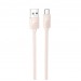 Кабель USB - Type-C HOCO X114 Energy, 1.0м, круглый, 3.0А, ПВХ, цвет: розовый (1/31/310)#2109246
