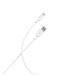 Кабель для зарядки и передачи данных S01 Type C белый, 2.4 А, 1 м, Smartbuy (iK-3112-S01w)#2109245