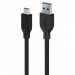 Кабель для быстрой зарядки GENIUS ACC-A2CC-3A (USB-A -> USB-C), 100 см, черный (32590007400) (1/100)#2112346