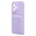 Чехол-накладка - SC337 с картхолдером для "Honor 400 Global" (light violet) (240633)#2110908