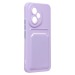 Чехол-накладка - SC337 с картхолдером для "Honor 400 Global" (light violet) (240633)#2110909