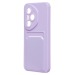 Чехол-накладка - SC337 с картхолдером для "Honor 400 Pro Global" (light violet) (240653)#2110916