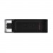 USB 3.0  256GB  Kingston  DataTraveler 70  (Type C)  чёрный#2109681