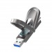 USB 3.2  512GB  Netac  US9 Solid State  (USB 3.0/3.2 + Type C)  металл#2109725