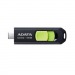 USB 3.2  64GB  A-Data  UC300  чёрный/зелёный#2109740