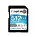 SDXC  512GB  Kingston Class 10 UHS-I U3 V30 Canvas Go Plus (170/90 Mb/s)#2110369