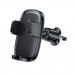 Держатель автомобильный ACEFAST D48, для смартфона, беспроводная зарядка, 15W, пластик, воздуховод, цвет: чёрный (1/96)#2136943