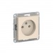 Механизм розетки 1-м С/У ATLASDESIGN 16А IP20 без заземл. беж. Systeme Electric ATN000241 (1/20/160)#2135590