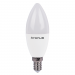 Лампа светодиодная KRONUS C37 свеча 12 Вт 220V 3000K E14 тёплый свет (10/100)#2113928