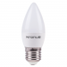 Лампа светодиодная KRONUS C37 свеча 9,5 Вт 220V 3000K E14 тёплый свет (10/100)#2113436