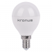 Лампа светодиодная KRONUS G45 шар 12 Вт 220V 4000K E14 нейтральный свет (10/100)#2114565