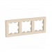 Рамка 3-м ATLASDESIGN универс. беж. Systeme Electric ATN000203 (1/15/90)#2111185