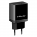 Блок питания сетевой 1 USB DEFENDER EPA-10, черный, 5V/2.1А, пакет (1/50/200)#2141543