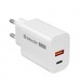 Блок питания сетевой 1 USB, 1 Type-C DEFENDER UPA-130 PD30W, белый (1/50)#2124660